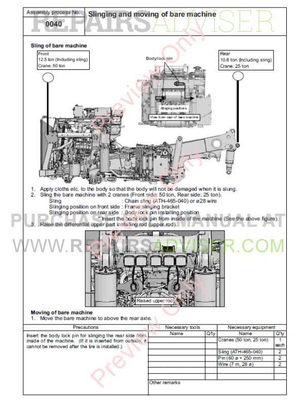 komatsu hd785 7 maintenance manual