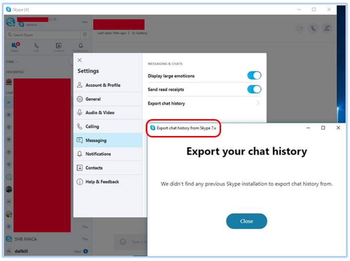 how to export skype chat history to pdf