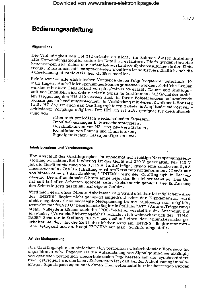hameg 205-2 manual