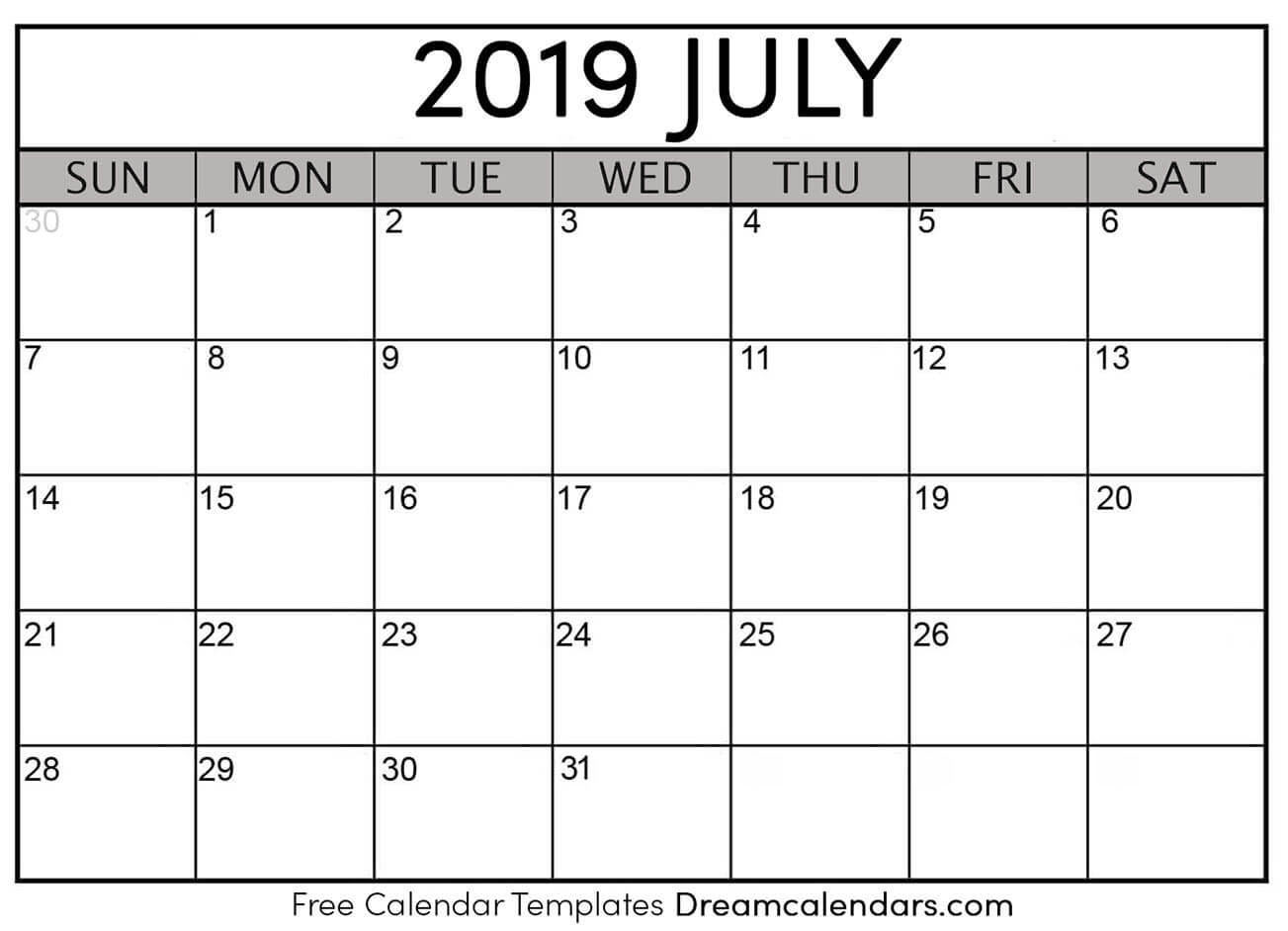 july 2019 calendar pdf
