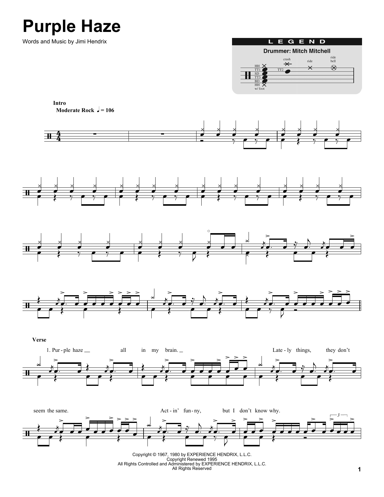 jimi hendrix little wing guitar tab pdf