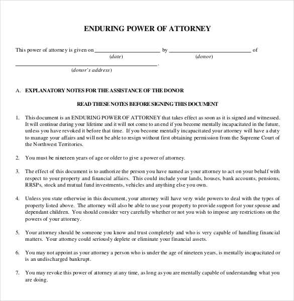 free special power of attorney pdf