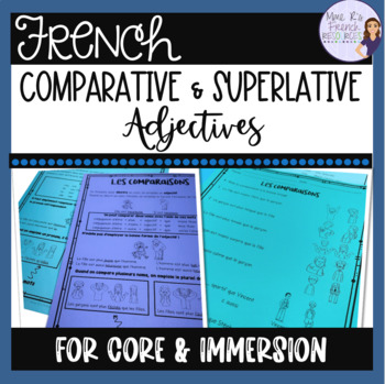 french comparative and superlative pdf