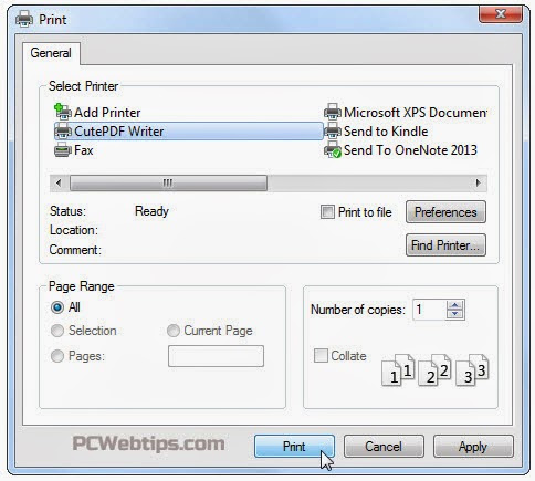 free pdf printer for windows