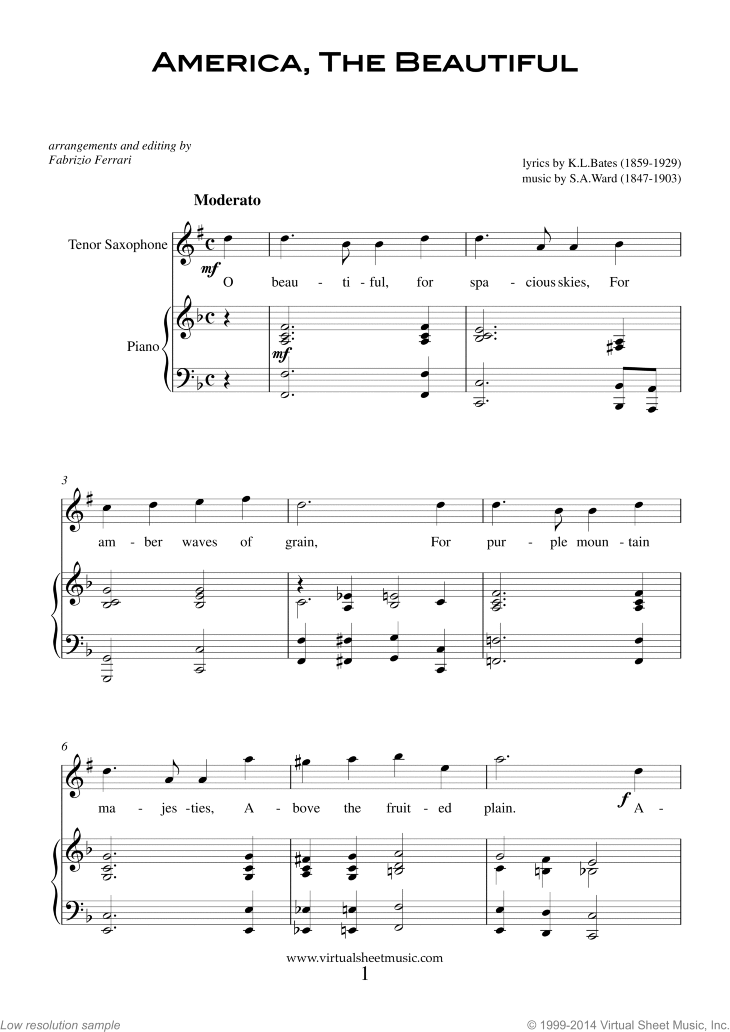 free tenor sax sheet music pdf