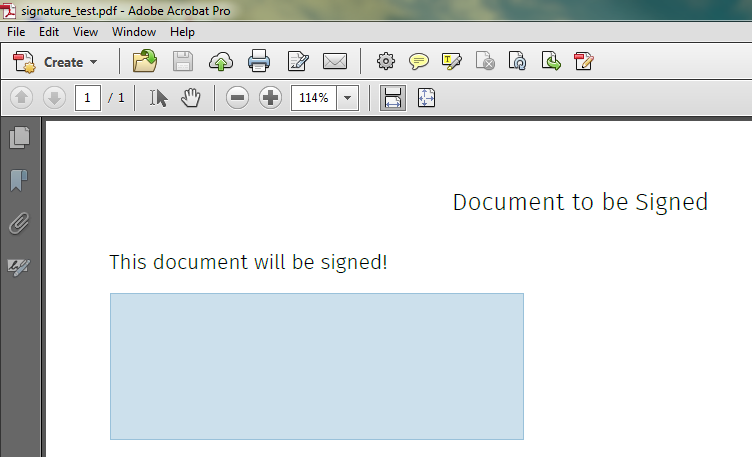 how to create digital signature box in pdf