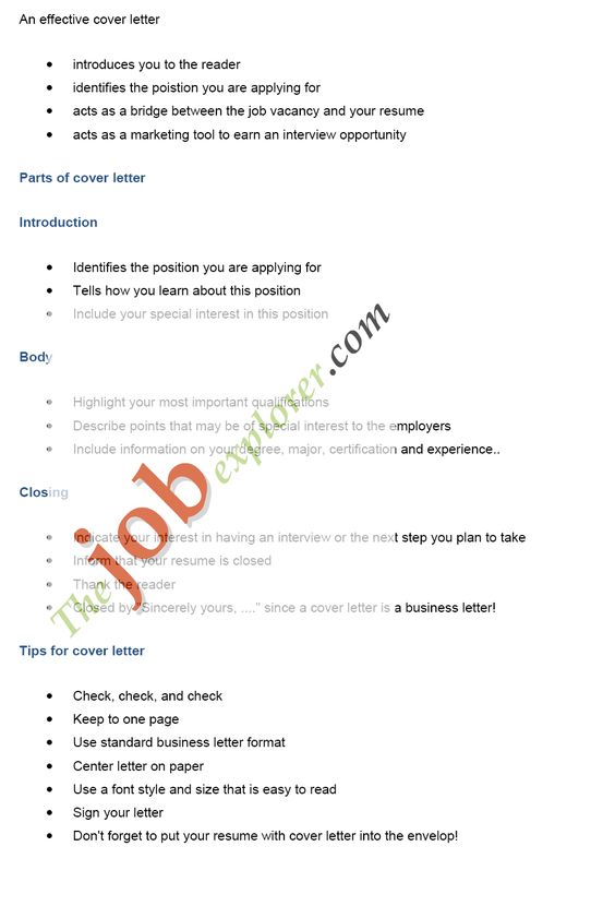 how to write a job application letter with resume