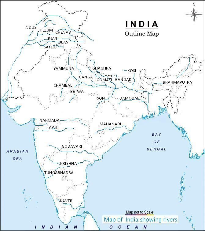 india physical map pdf free download