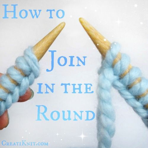 joining knitting in the round instructions