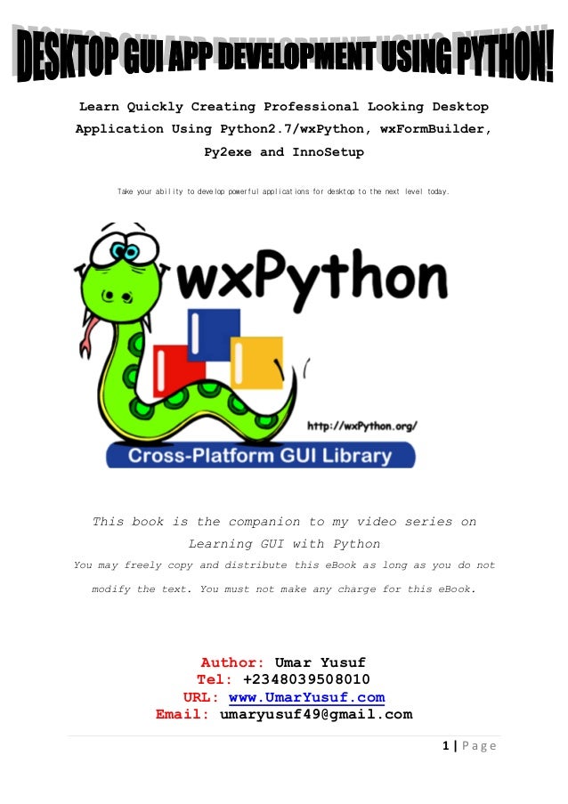 make a web application using python